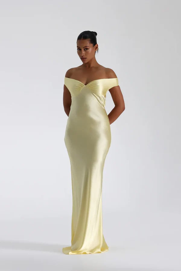 NATALIE ROLT BRIDGET GOWN - LEMON photo 2