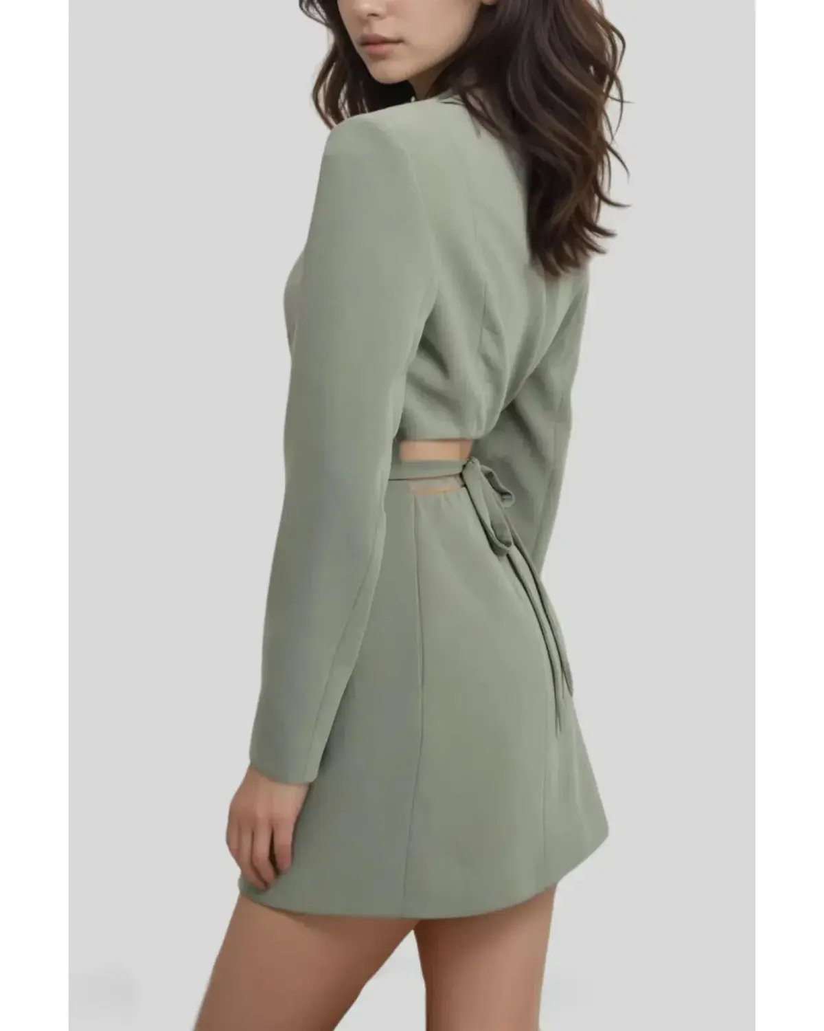 Kookai Alpha Suit Dress Agave Green Size AU 6 photo 2