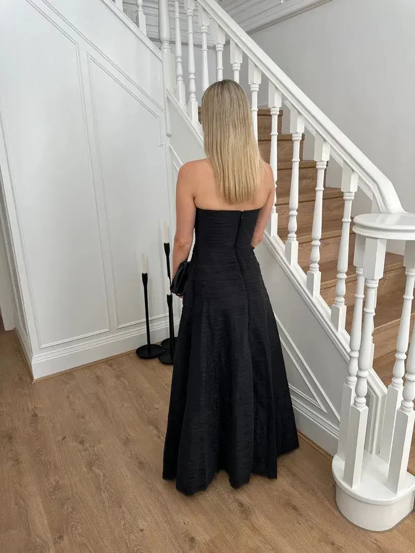 Aje Soundscape Maxi Dress in Black Size AU 8 photo 4