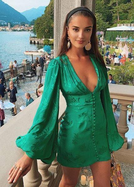 Rat & Boa Isabella Dress Green Size 6 photo 3