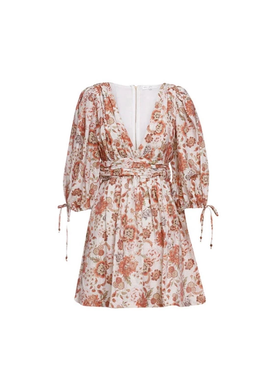 Ministry of Style Nu Boheme Mini Dress Boho Floral Print Size 6 photo 3