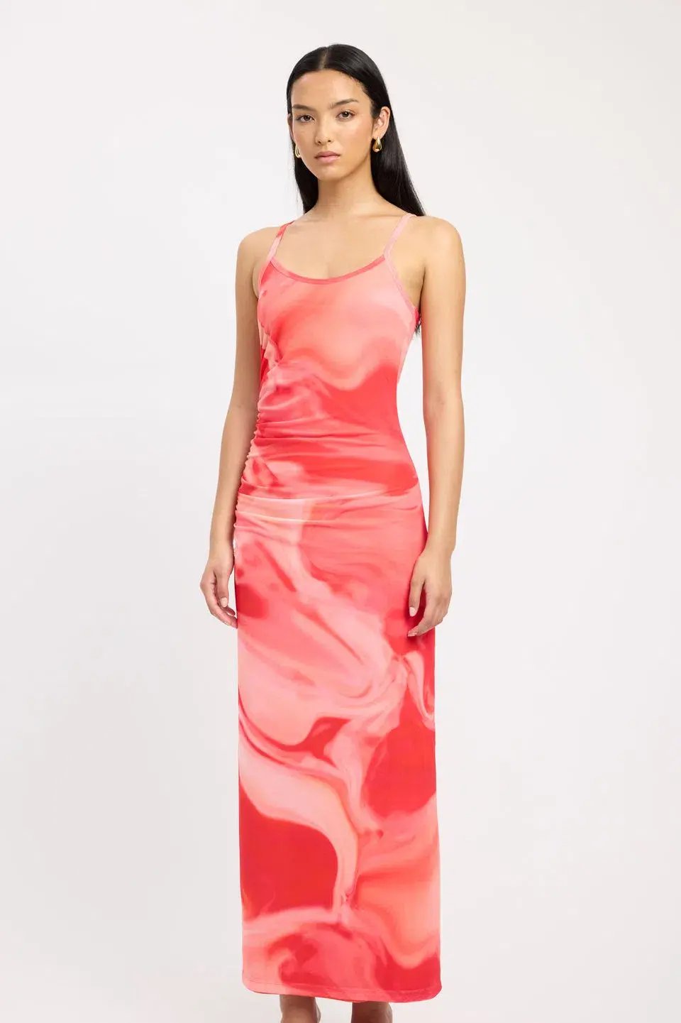 Kookai Haven Slip Dress Strawberry Size 10 photo 2