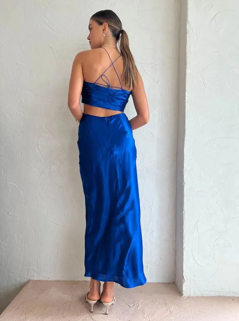 Ginia Blue Marnie Dress Blue Size M / AU 10 photo 3
