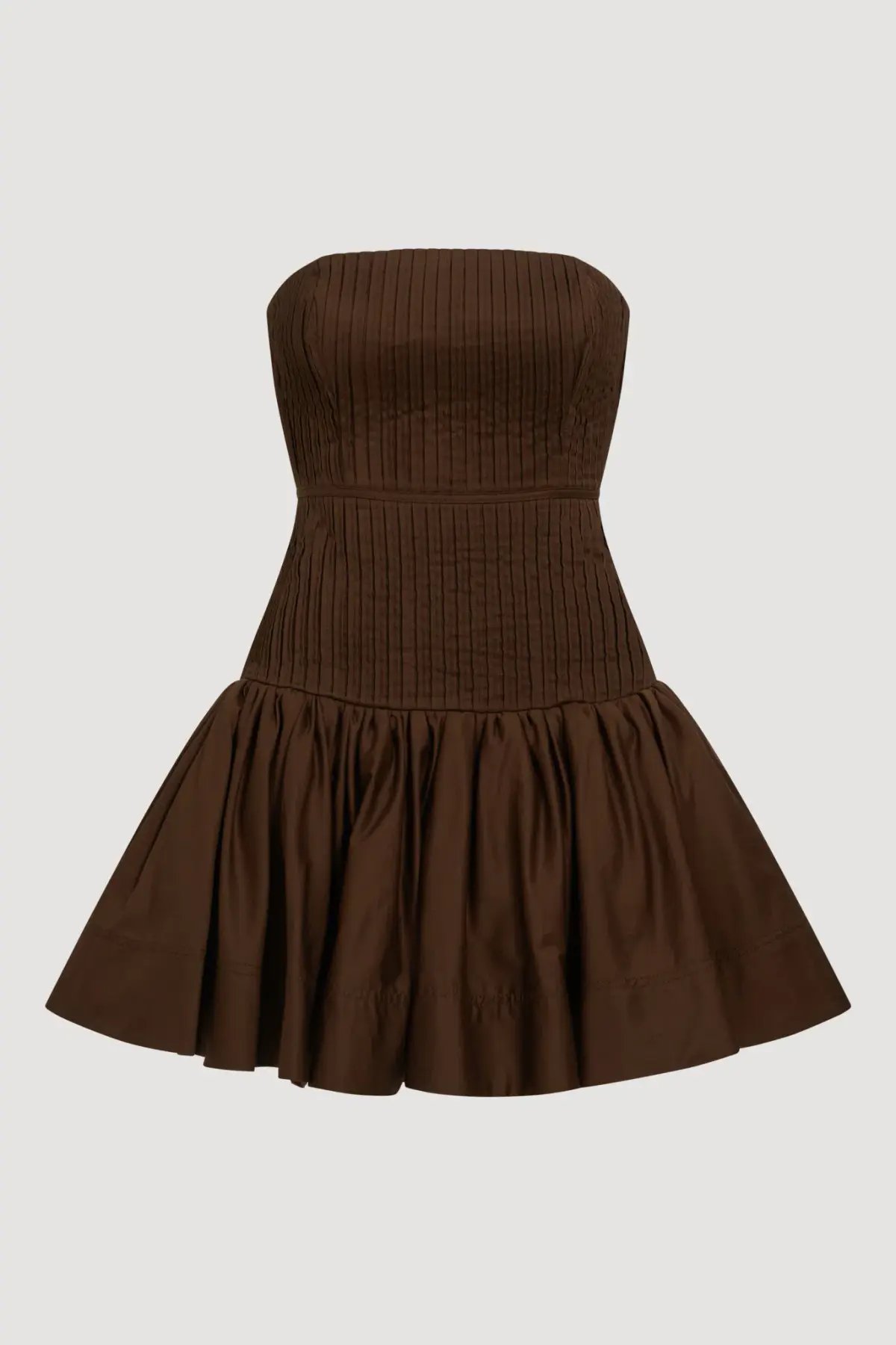 Aje Vacation Mini Dress in Chocolate Brown Size 10 photo 4