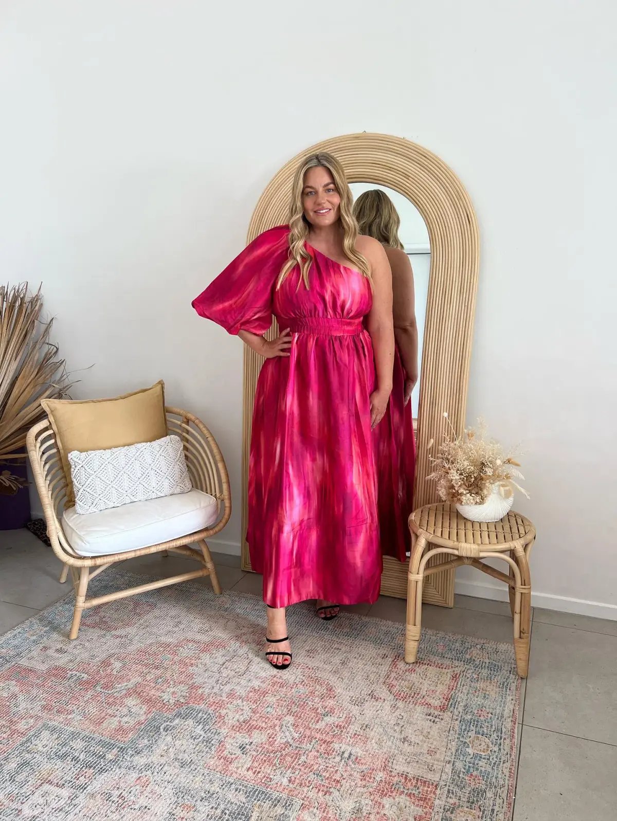 Sheike Vivianne Maxi Dress Pink Size 16 photo 2