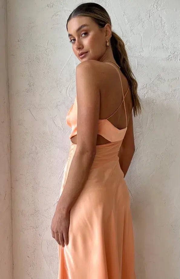 One Fell Swoop Josephine Dress Peach Size 10 photo 3