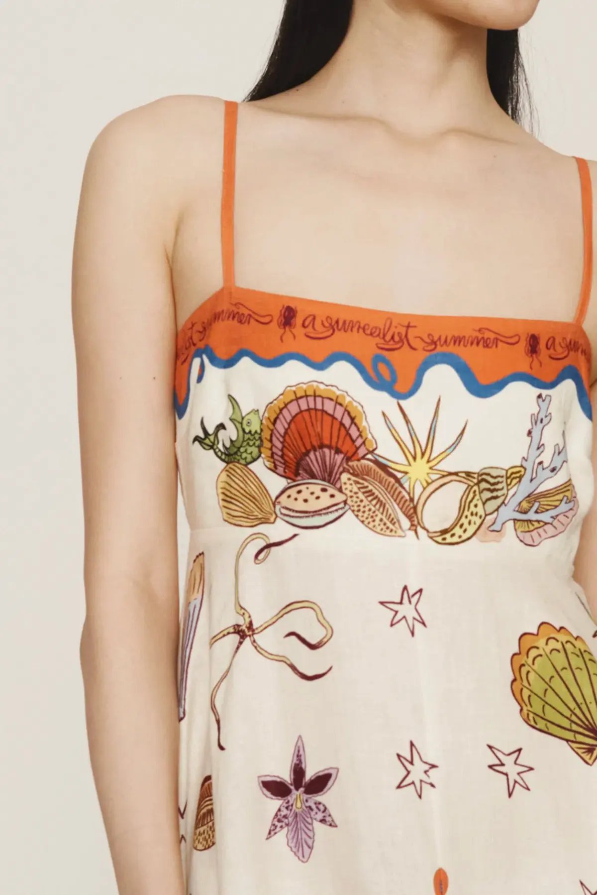 Alemais Surrealist Summer Sundress Multi Size 16 photo 2