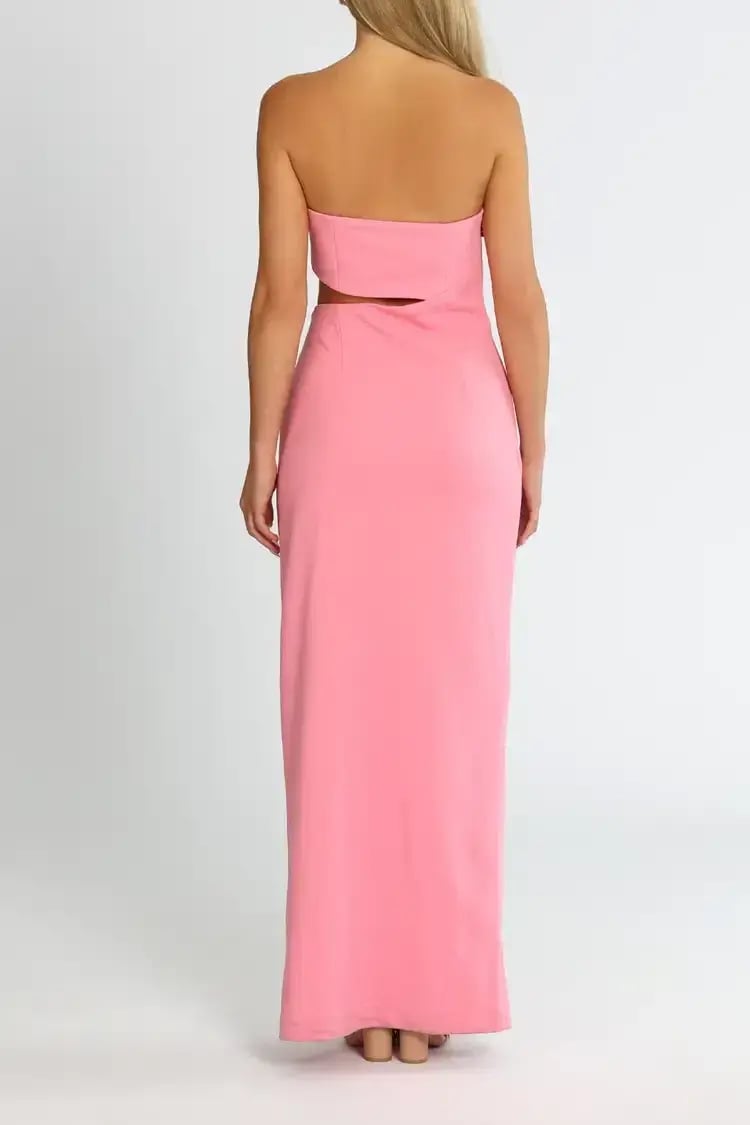 Misha Rowena Gown Blossom Pink Size 12/L photo 3