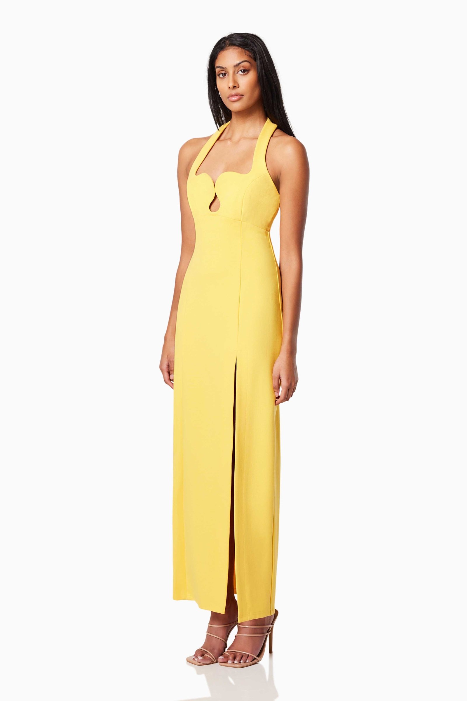 ELLIATT TUNING DRESS - YELLOW photo 4