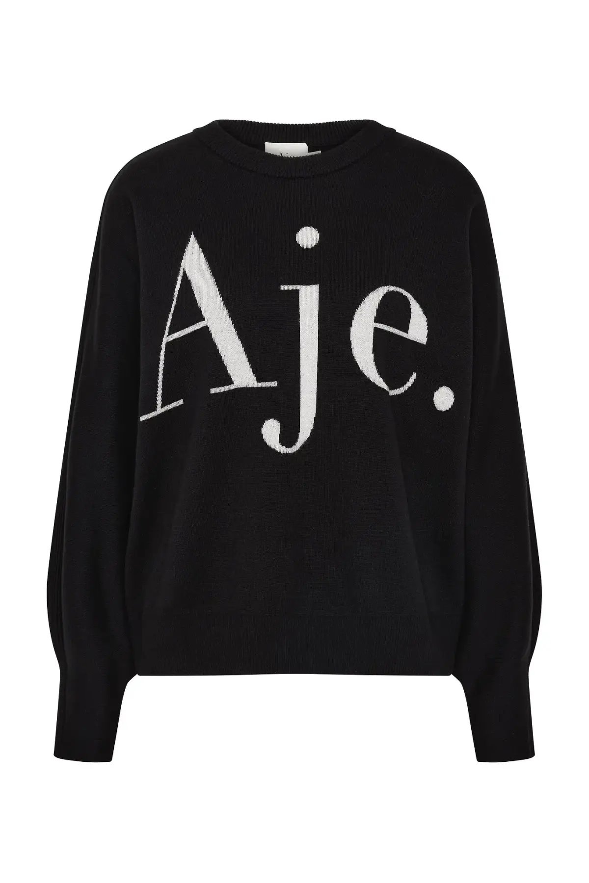 Arden Logo Knit Black Ivory Size AU photo 2