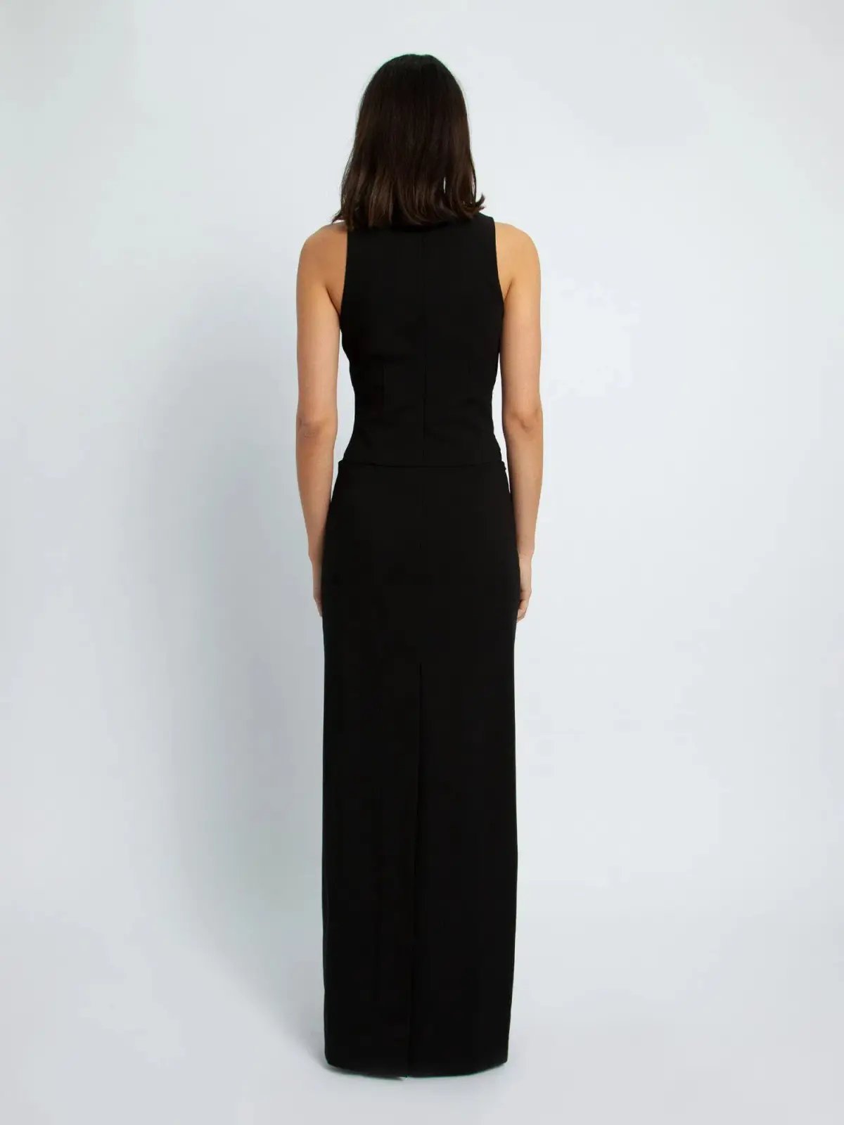 Christopher Esber Arced Column Dress Black Size 6 photo 2