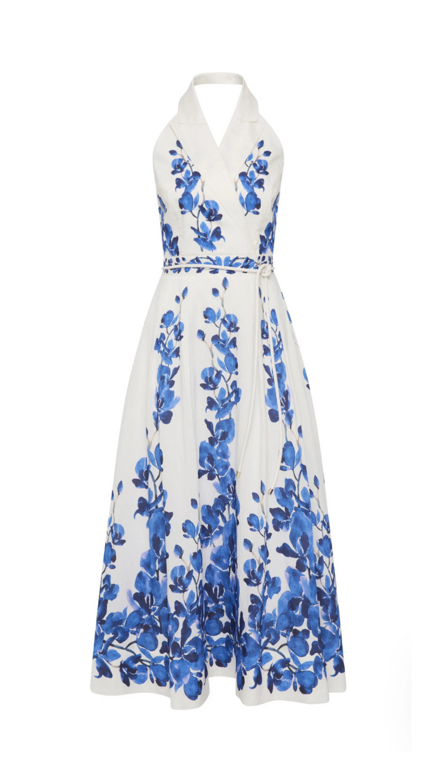 Rebecca Vallance Orchid Blues Midi Dress photo 2
