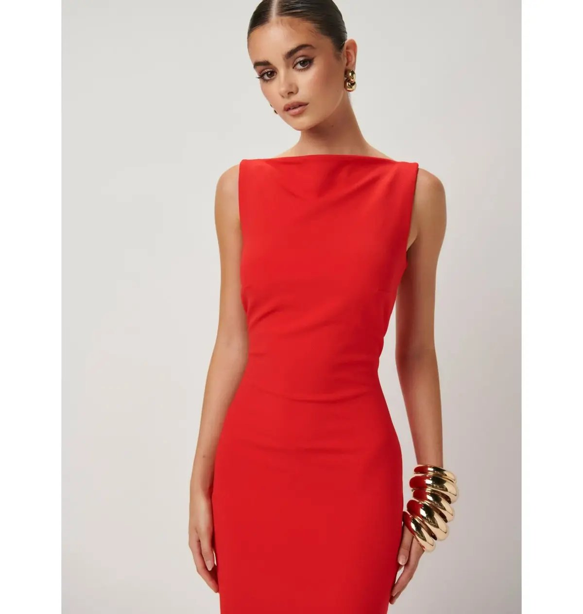 Effie Kats Verona Gown Cherry Red Size AU 6 photo 2