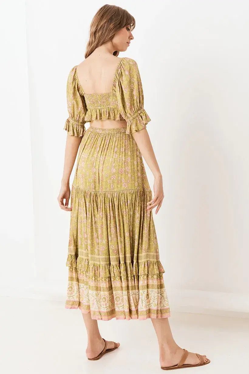 Spell and the Gypsy Dahlia Crop Top and Maxi Skirt Set Print 6 photo 3