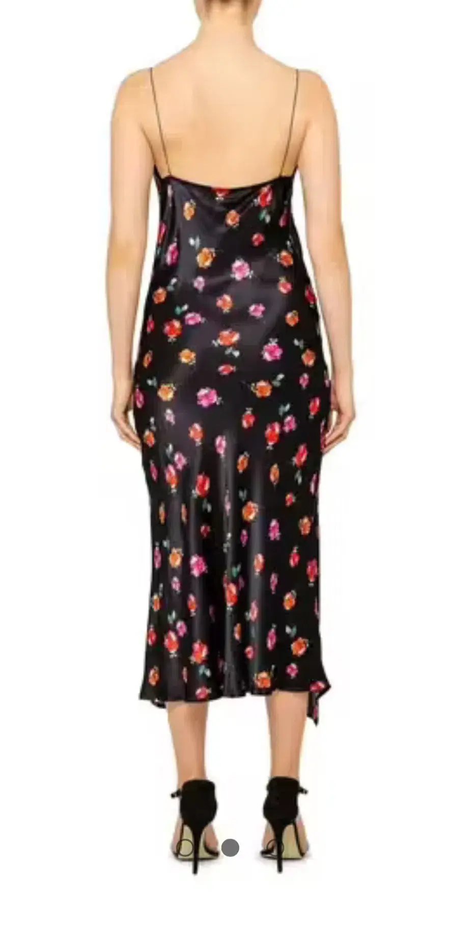 Bec & Bridge Black Floral Midi Slip Dress Size AU6 / US 2 photo 2