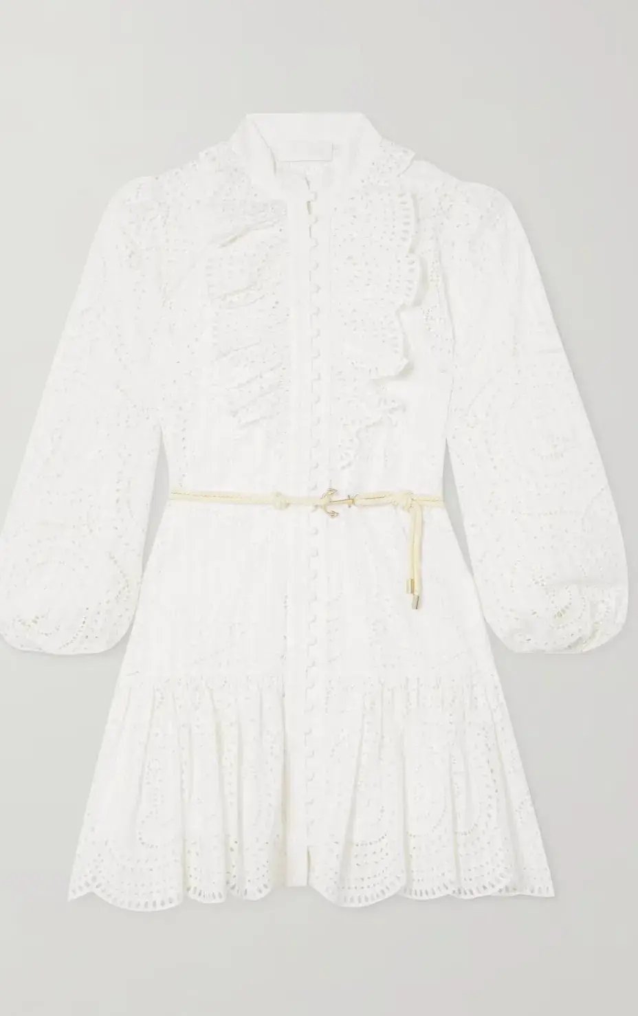 Zimmermann Moonshine Anchor Dress Ivory Size 1 / Au 10 photo 4