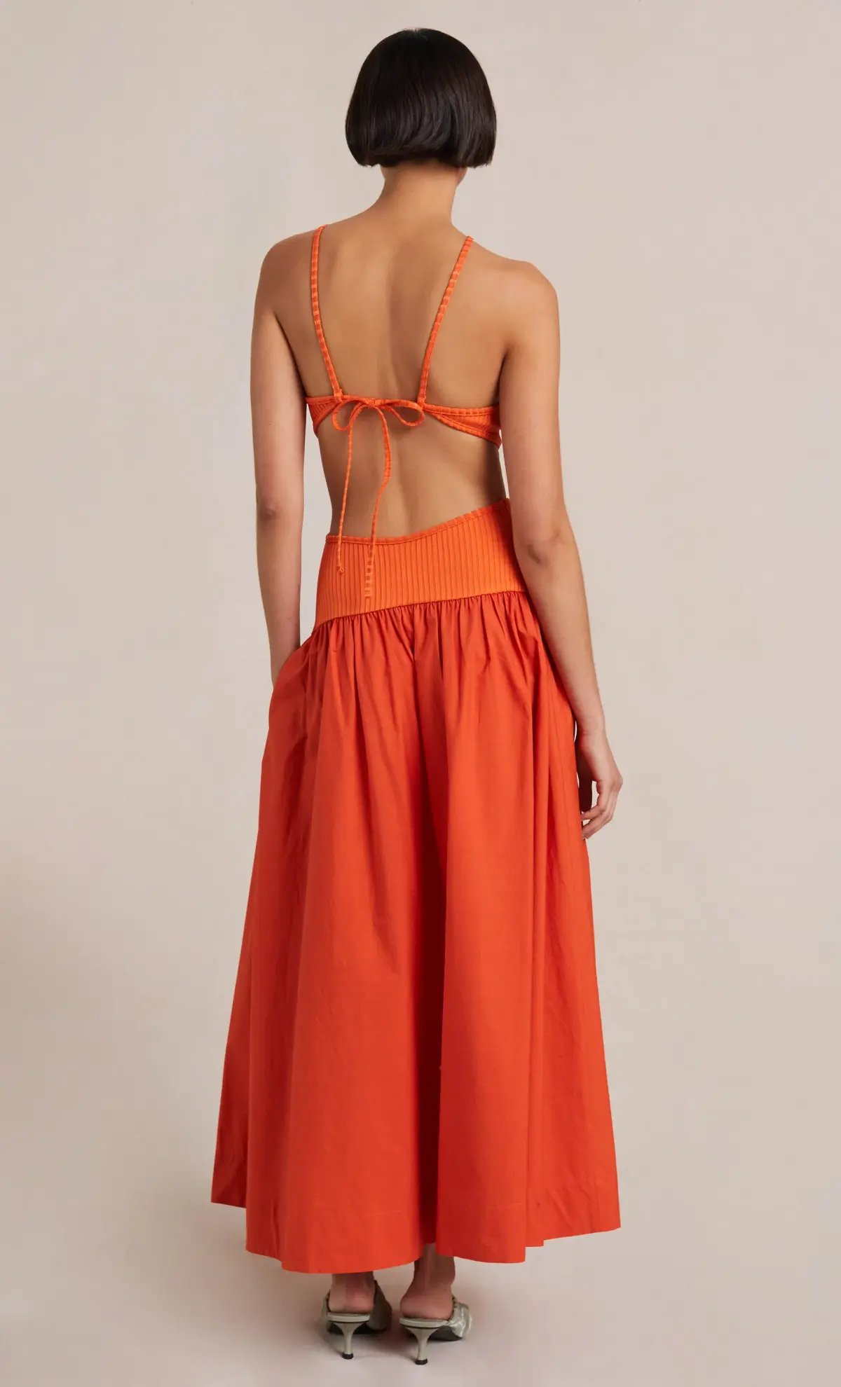 Bec & Bridge Ula Cut Out Maxi Dress Chilli Size 8 photo 3