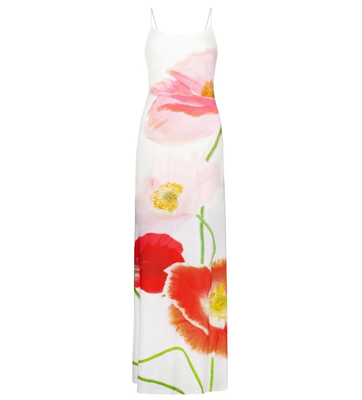 With Harper Lu Low Back Maxi Dress Citrus Poppy Size 8 photo 2