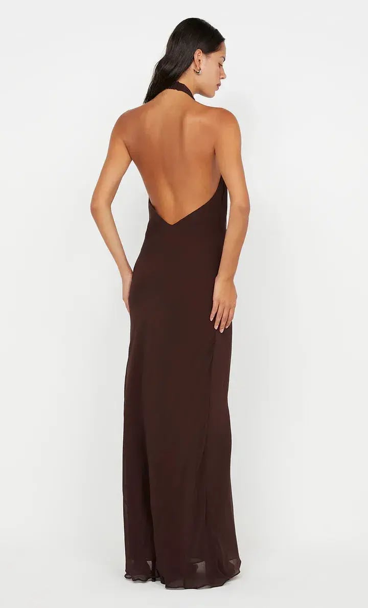Bec & Bridge Soneva Wrap Dress Dark Chocolate Size AU 6 photo 2