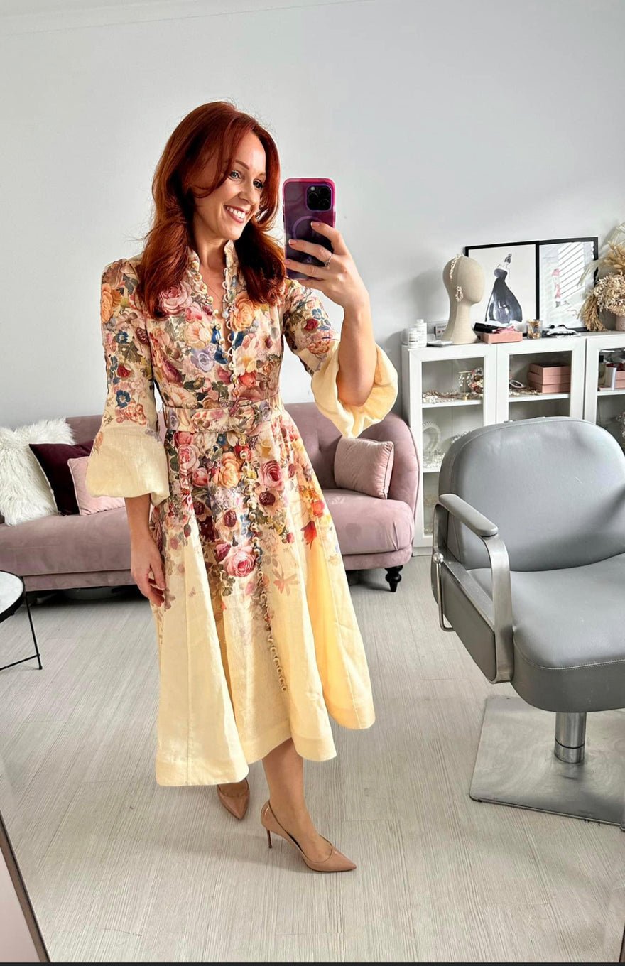Zimmermann Luminosity Buttoned Midi Dress photo 3
