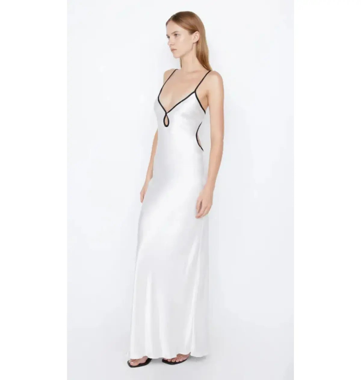 Bec & Bridge Cedar City Maxi Dress Ivory/Black Size AU 6 photo 2