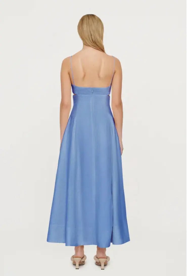 Clea Florence Stitch Dress Marina Blue Size S / Au 8-10 photo 3