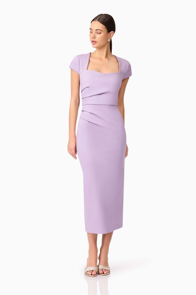 Elliatt Alina Midi Dress - Lilac photo 3