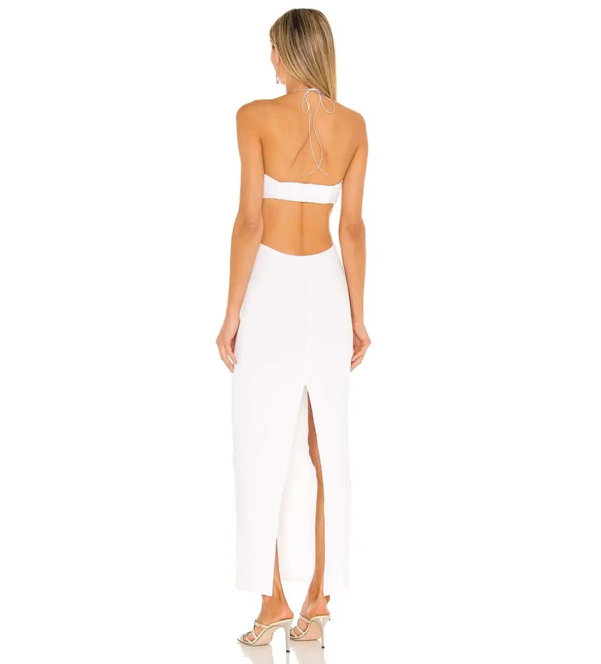 Natalie Rolt Willow Midi White Size 6 photo 3