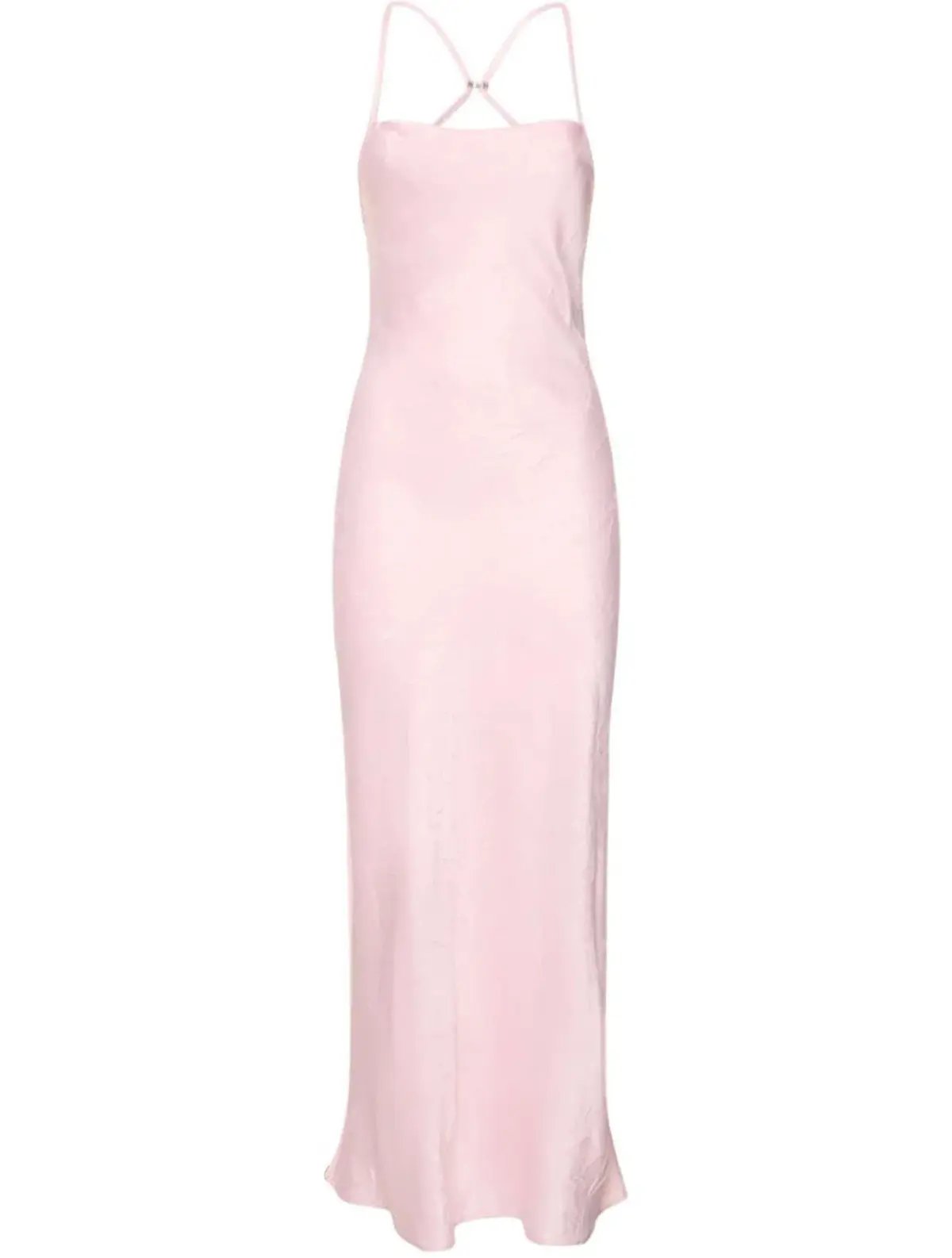 Bec & Bridge Carolina Satin Maxi Dress Pink Size 6 photo 4
