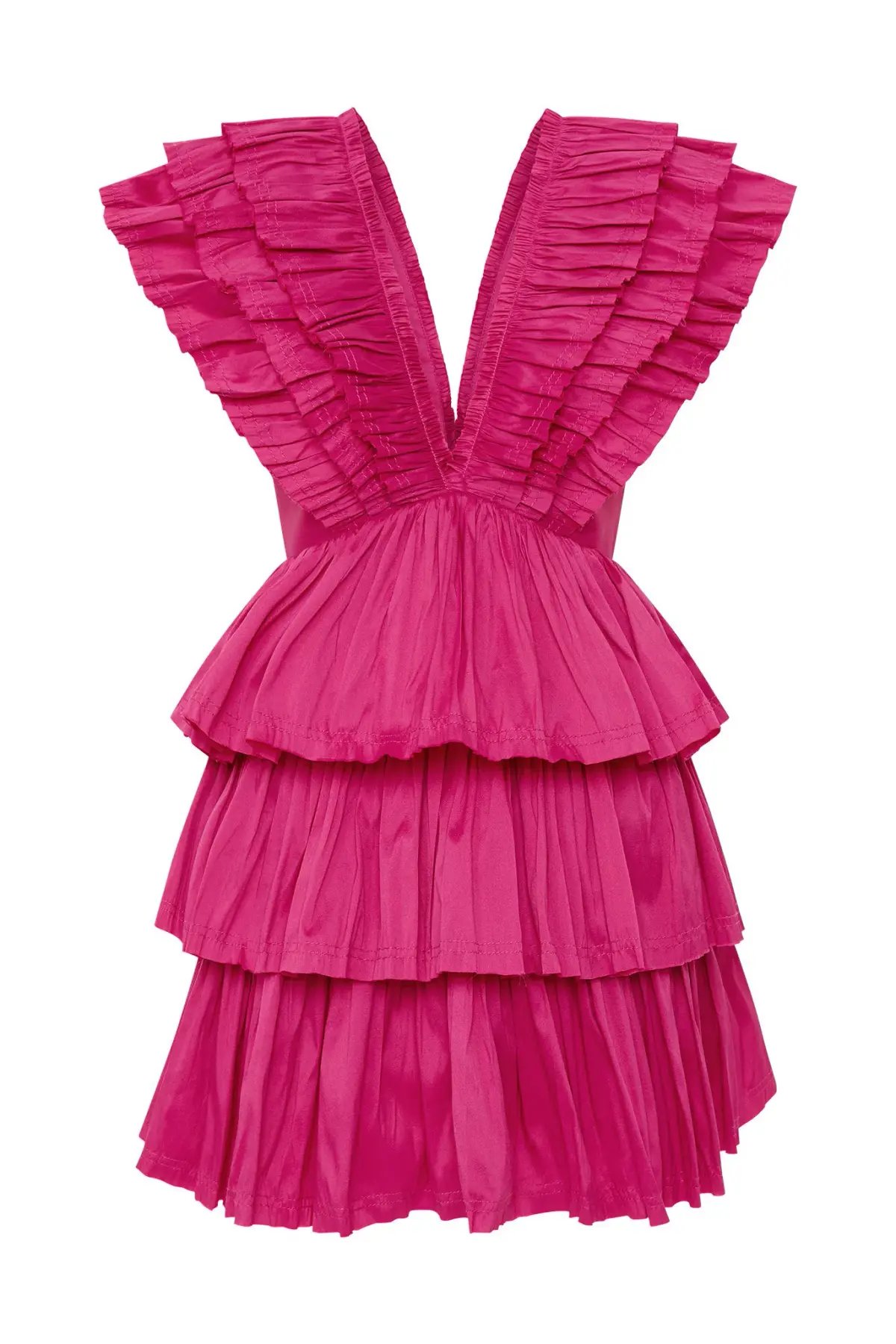 Aje Rhythmic Frilled Mini Dress - 4 photo 4