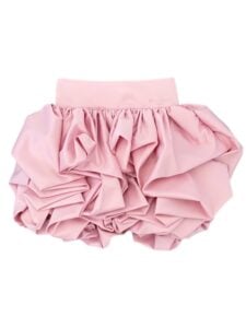 Balmain Cloud Skirt In Marshmallow Pink photo 2