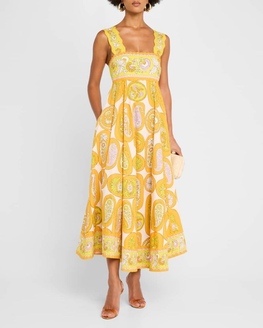 Alemais Diana Summer Dress in Yellow photo 2