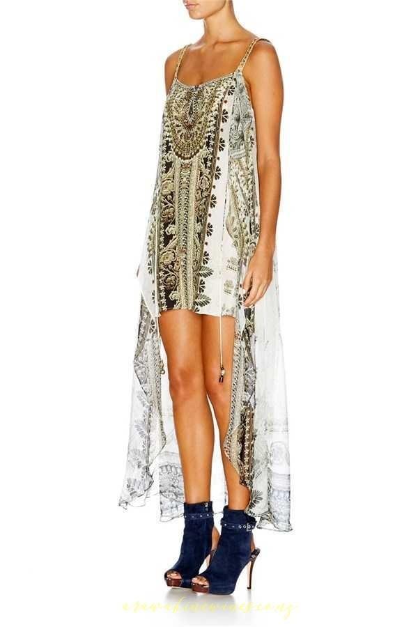 Camilla Coats Of Light Overlay Mini Dress Size 8 photo 2