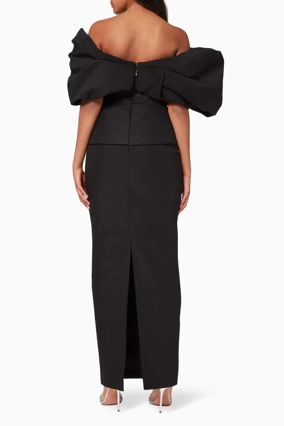 Rachel Gilbert Xavier Gown Black Size AU 8 photo 2