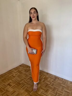 Bianca and Bridgett Ashley Dress Orange photo 2