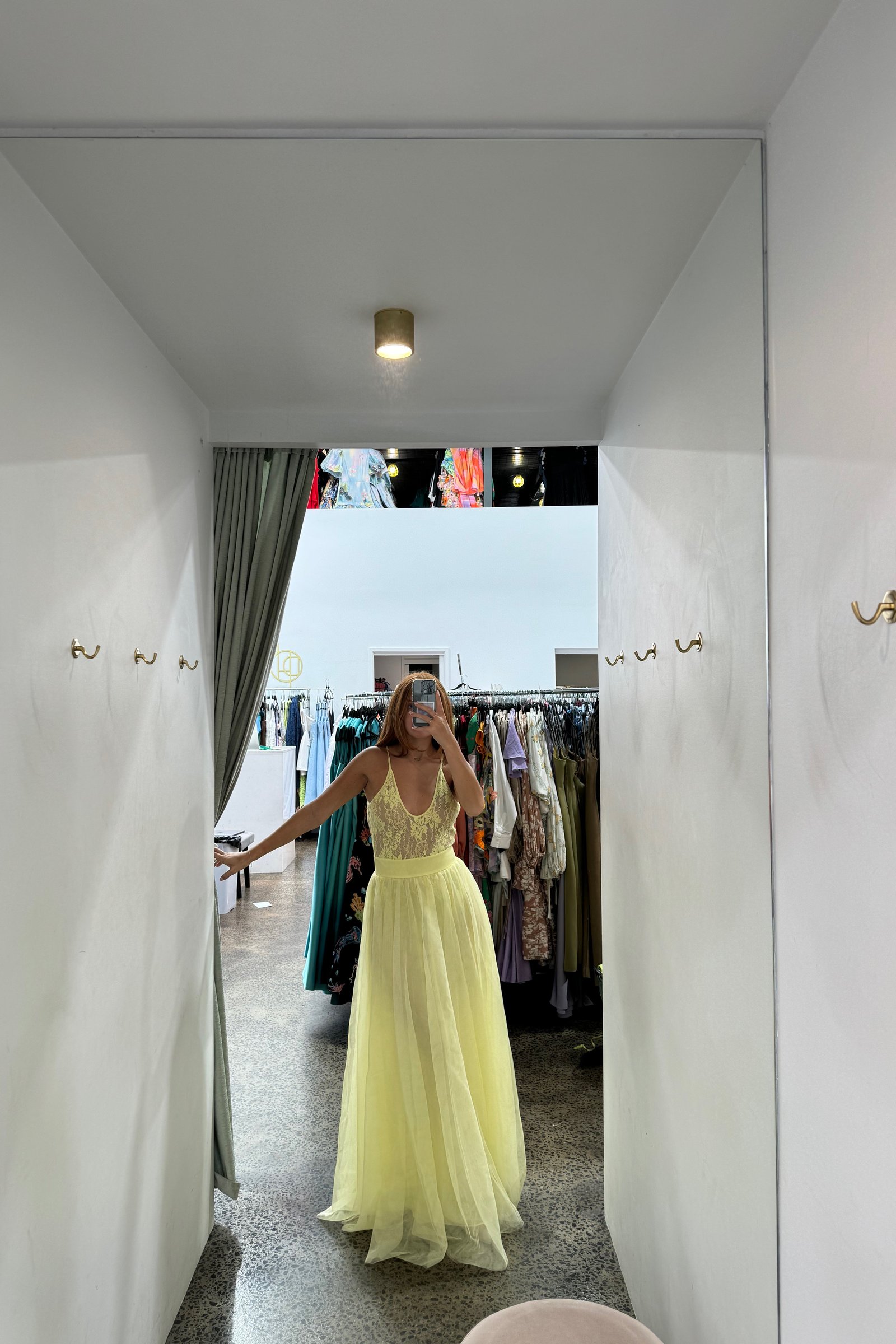 ZIMMERMANN SCOOP NECK BODYSUIT - LEMON photo 7