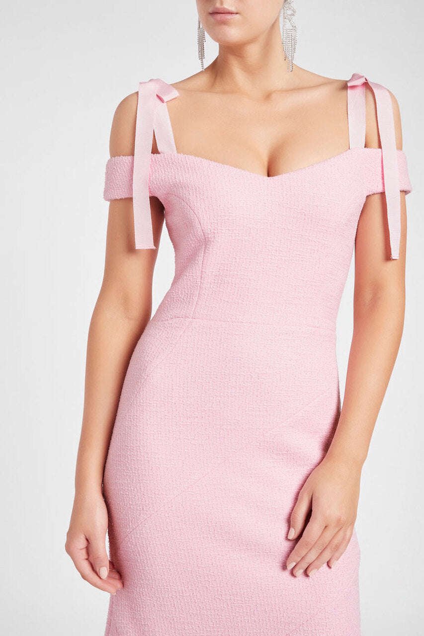Garance Midi Dress in Pink photo 4
