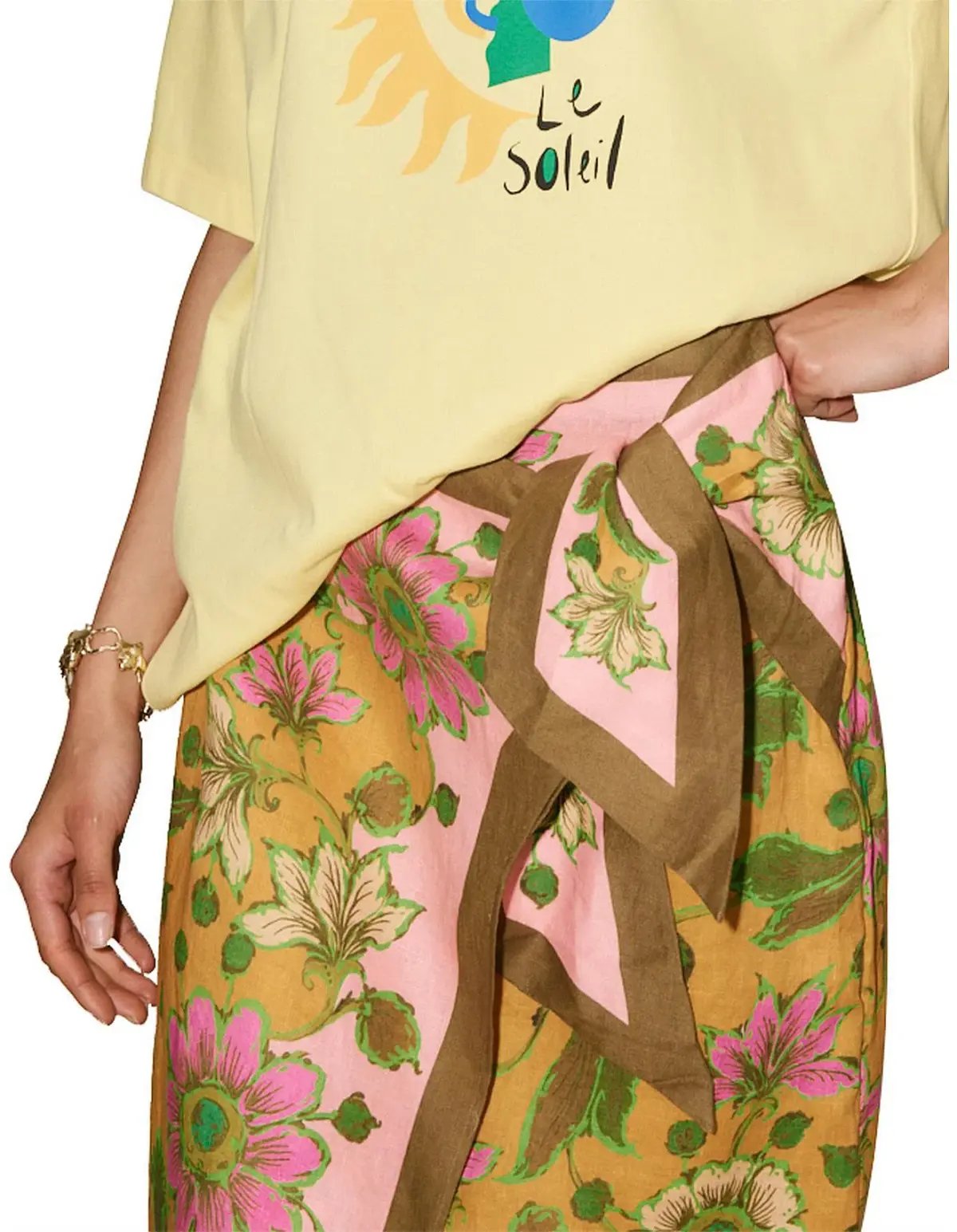 Alemais Winnie Wrap Sarong Skirt Floral Size S / Au 8 photo 8