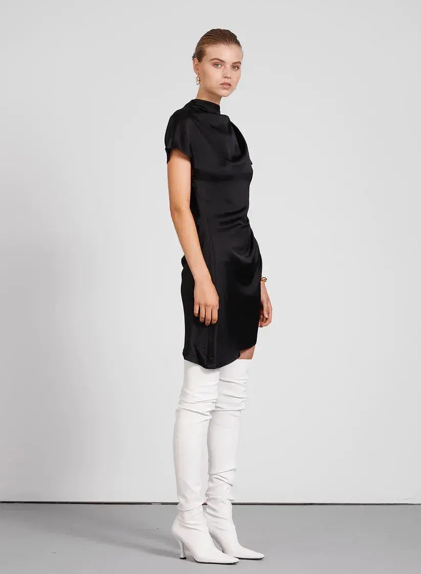 Anna Quan Macey Mini Dress Ebony Size 8 photo 2