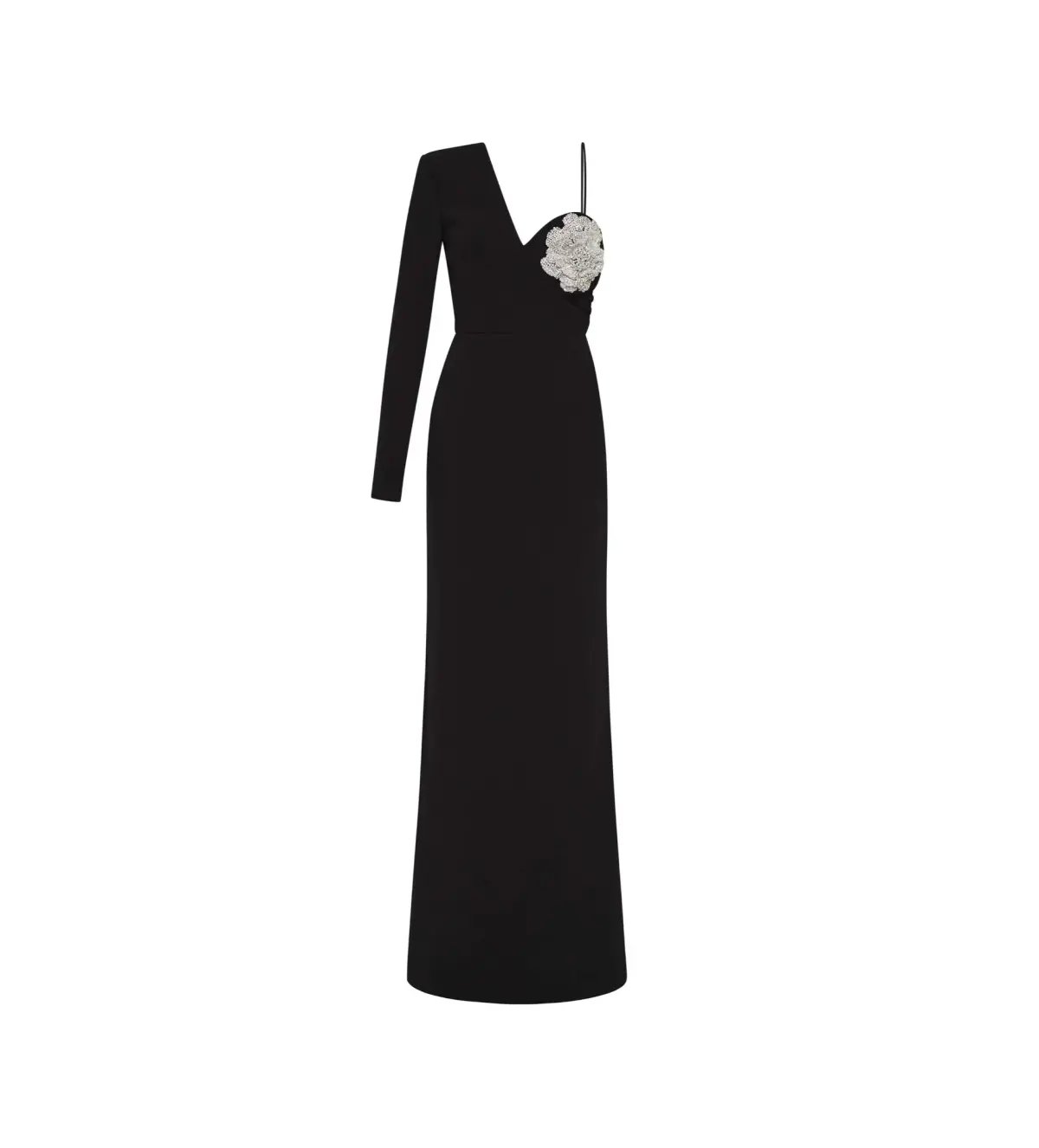 Rebecca Vallance Sachiel Maxi Gown Black Size 10 photo 4