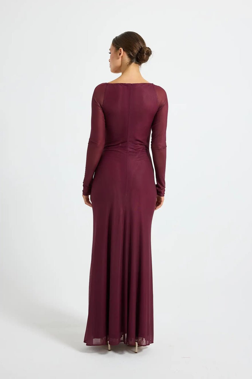 Pasduchas Dahlia Maxi Dress - Dark Cherry photo 2