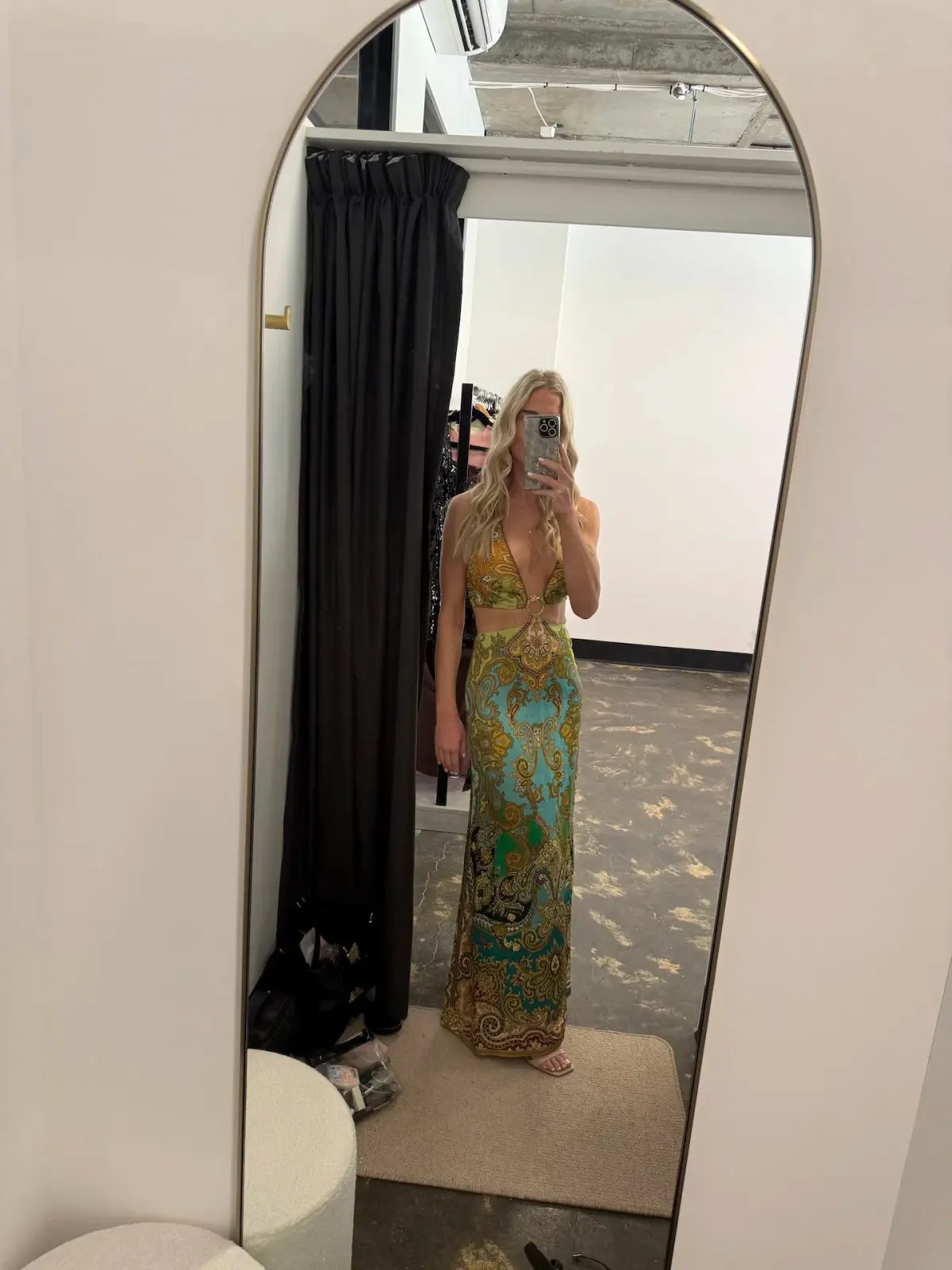 Alemais Clemenza Cut Out Midi Dress Multi Size 6 photo 3