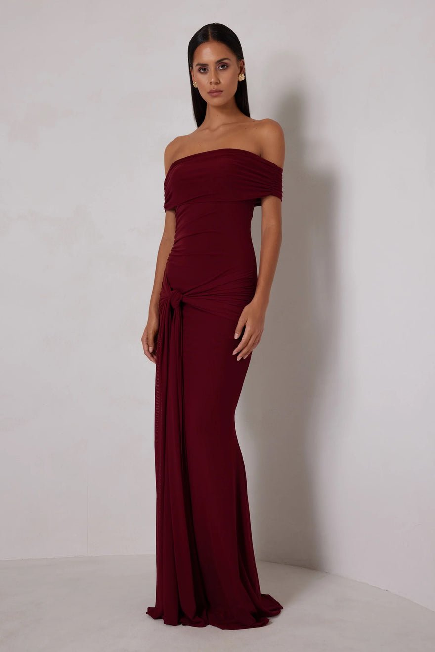 Elle Zeitoune Saylor Dress - Wine photo 2