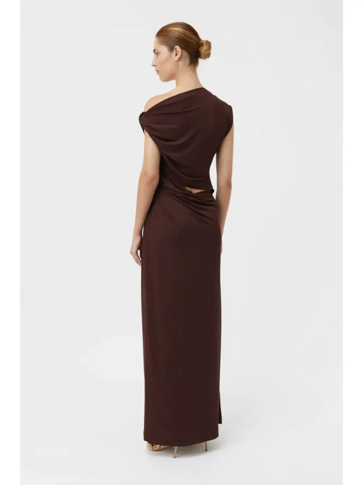 Camilla and Marc Annalise Dress Chocolate Brown Size AU 12 photo 3