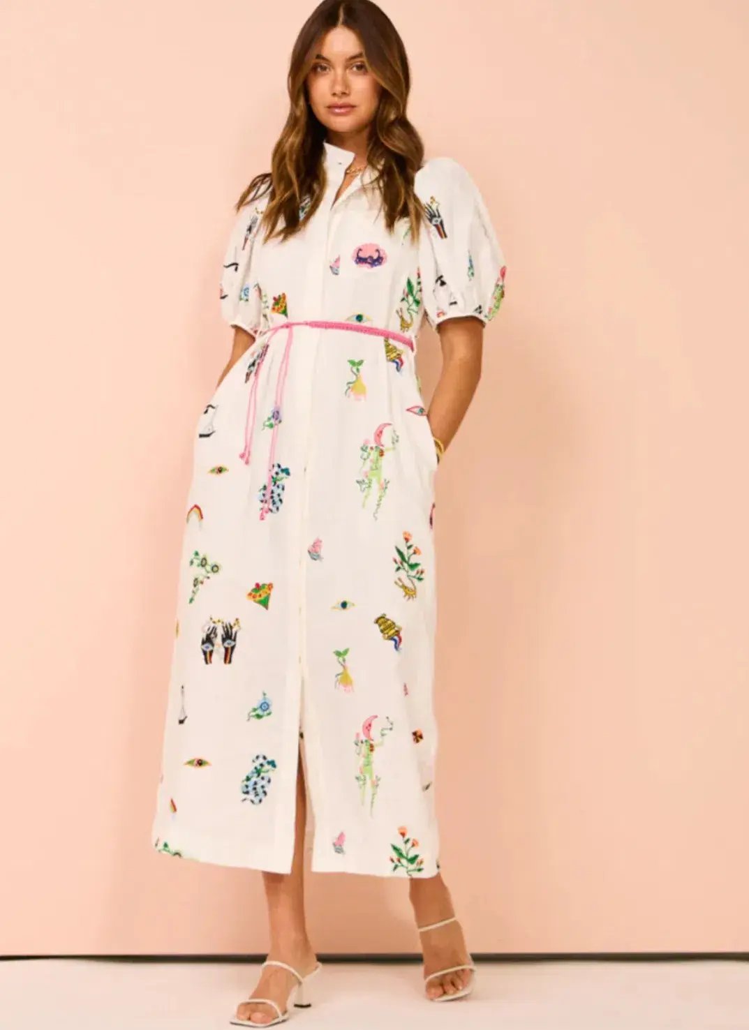 Alemais Atticus Shirt Dress in Print Size 10 photo 2