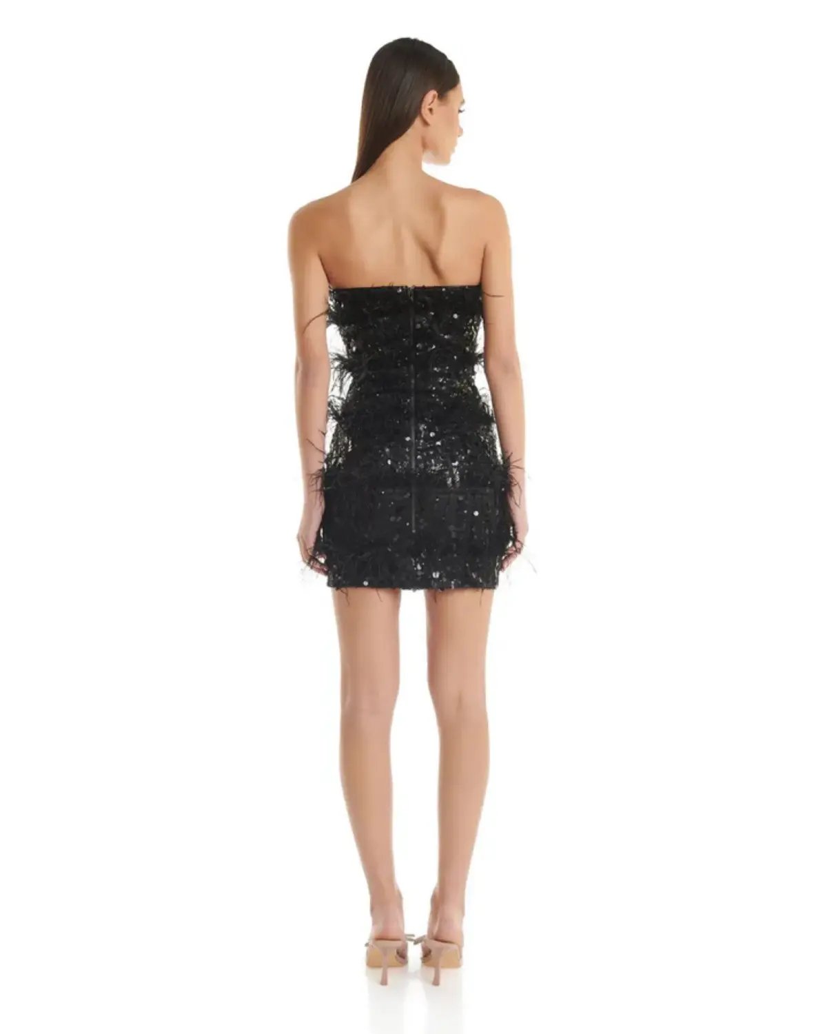 Eliya the Label Tiffany Mini Dress in Black Size AU 8 photo 3