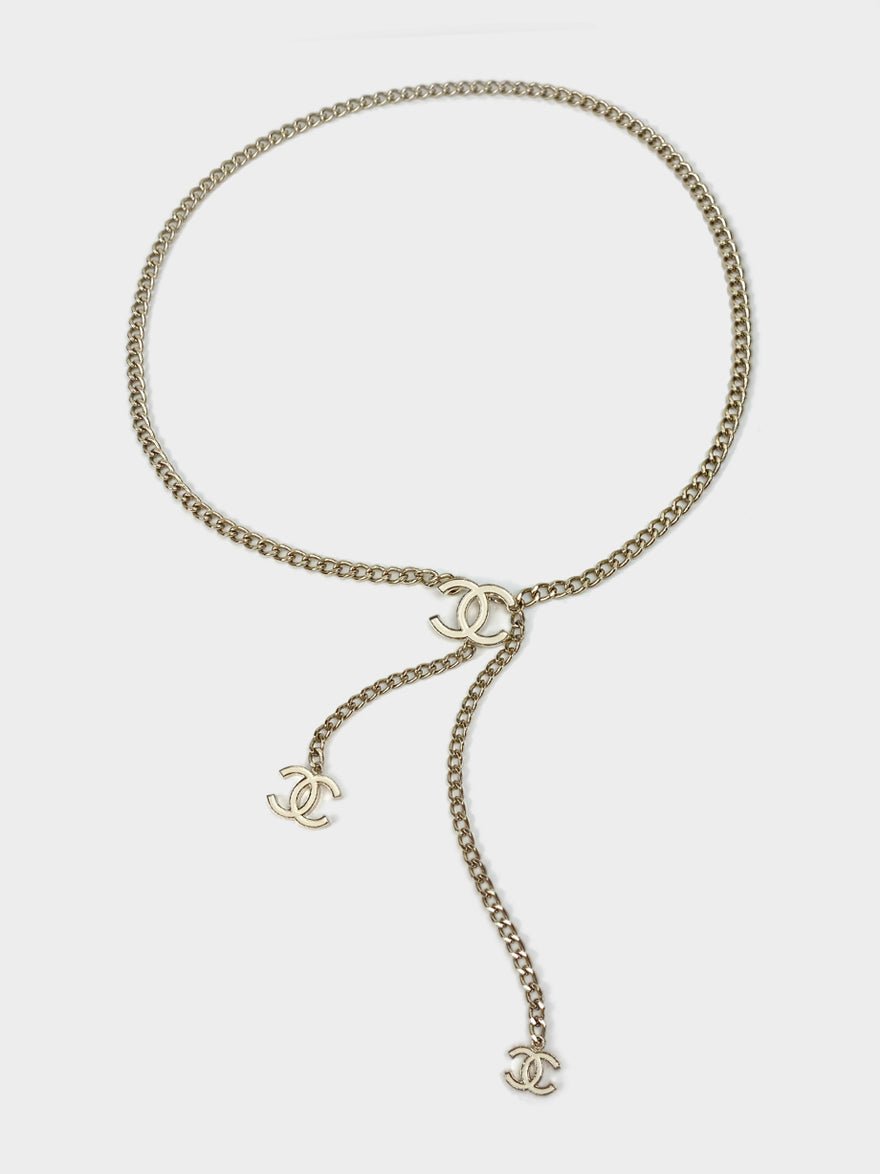 Chanel CC Chain Belt Necklace photo 4