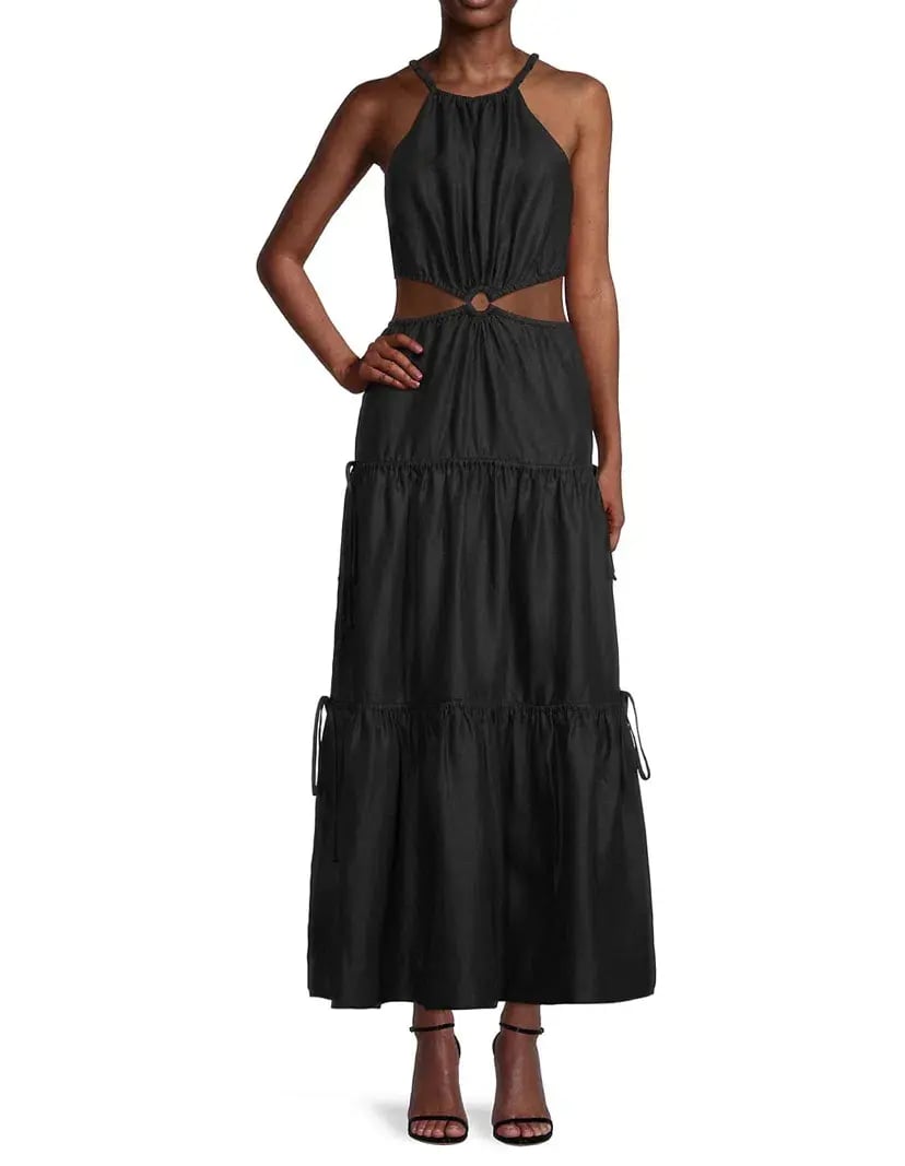 Bec and Bridge Helene Maxi Dress Black Size 8 photo 5