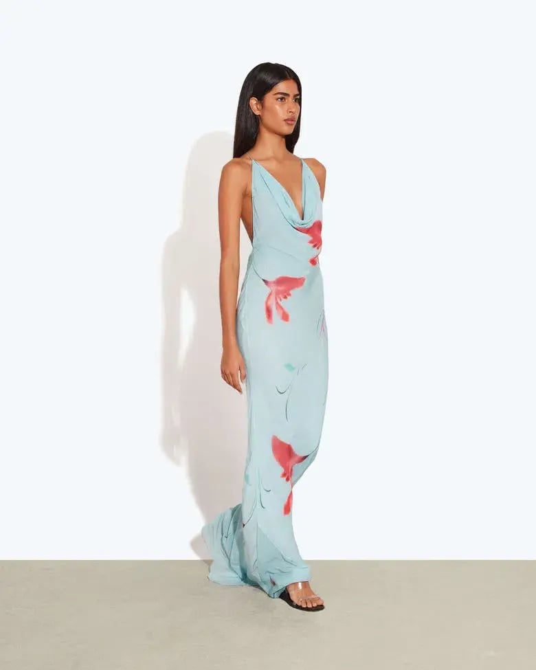 Rat & Boa Vincenza Floral Maxi Dress Size s/Au 8 photo 2