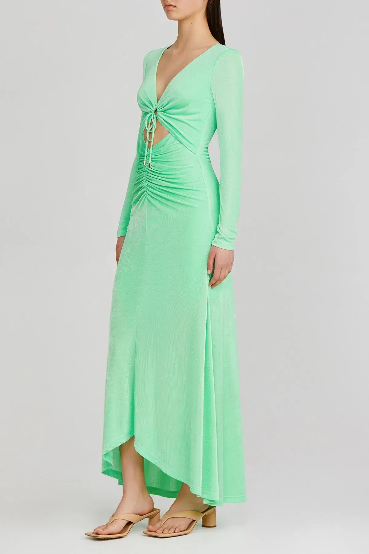 Significant Other Neave Dress | Apple Green | Size 6 photo 3